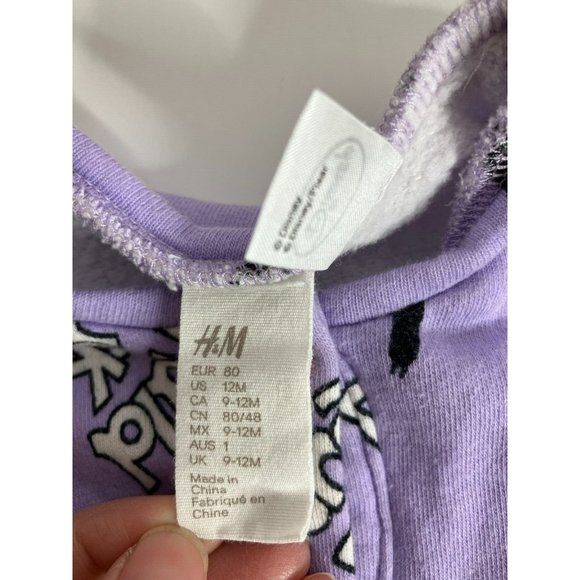 H&M Purple Disney Baby Girl 12 Months One Piece Outfit - Picture 3 of 6